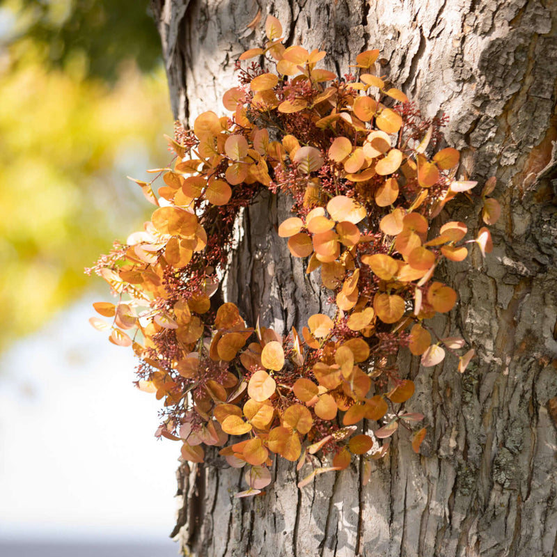 18.5" Yellow Eucalyptus Wreath