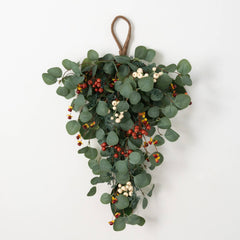 Eucalyptus/Berry Wall Swag