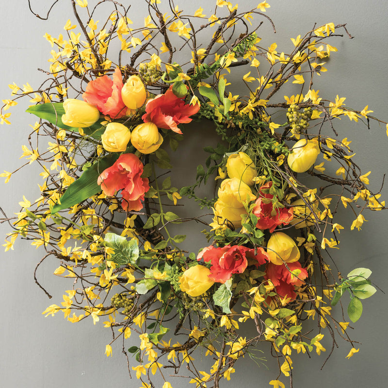 Forsythia Wreath