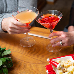 Santa Low Ball Glasses Set/4