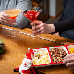 Santa Low Ball Glasses Set/4
