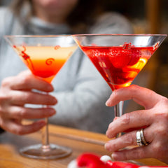 Santa Low Ball Glasses Set/4