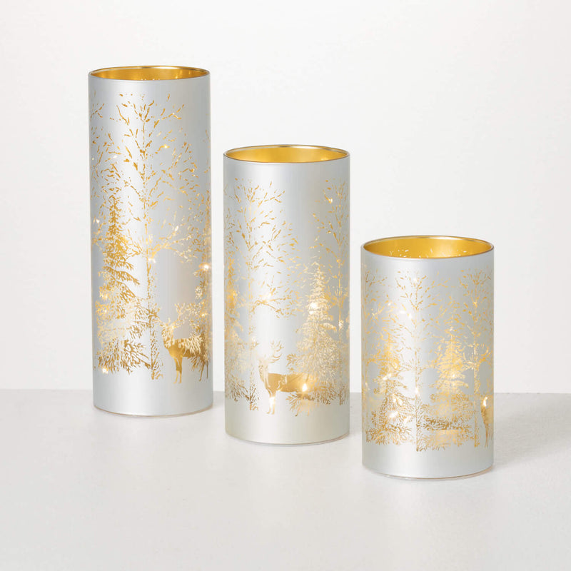 Winter Scene Light Set Of 3
