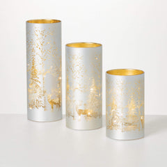 Winter Scene Light Set Of 3