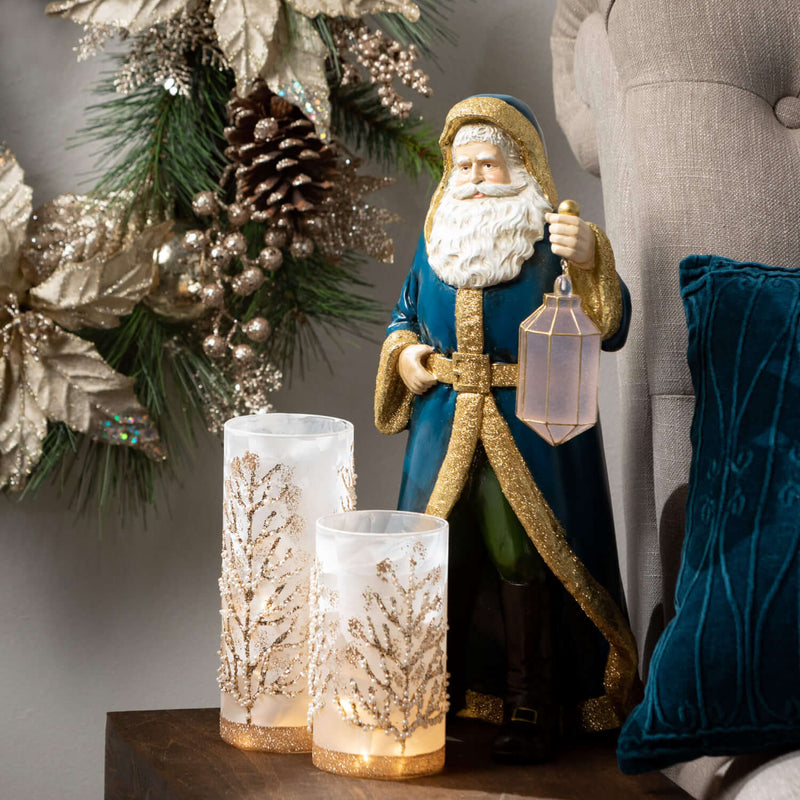 Lighted Tree Cylinder Set Of 2