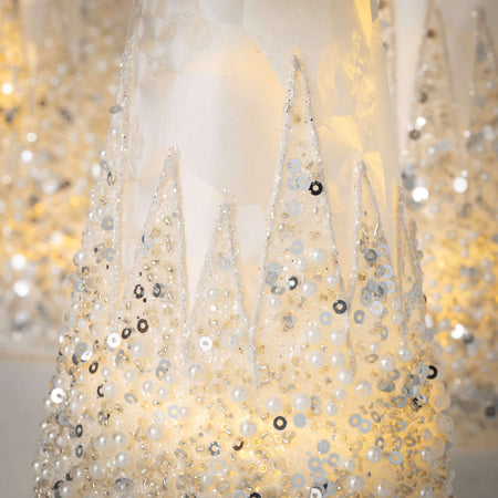 Gem-Encrusted Led Tree Set 3