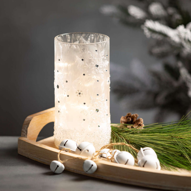 Frosted Lighted Cylinder