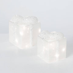 Lighted Glass Gift Set