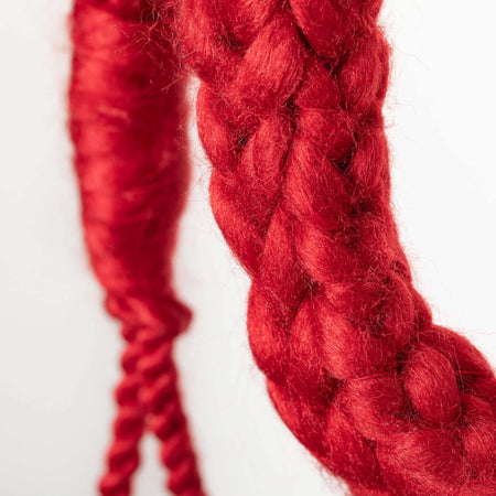 Braided Red Yarn Garland