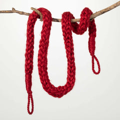 Braided Red Yarn Garland