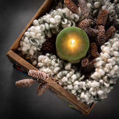 Gray Chunky-Looped Garland