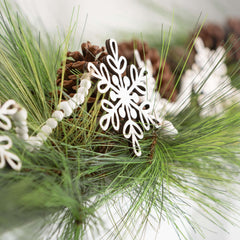 Dangling Snowflake Garland