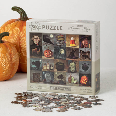 Darren Gygi Halloween Jigsaw Puzzle 20"W x 16"H