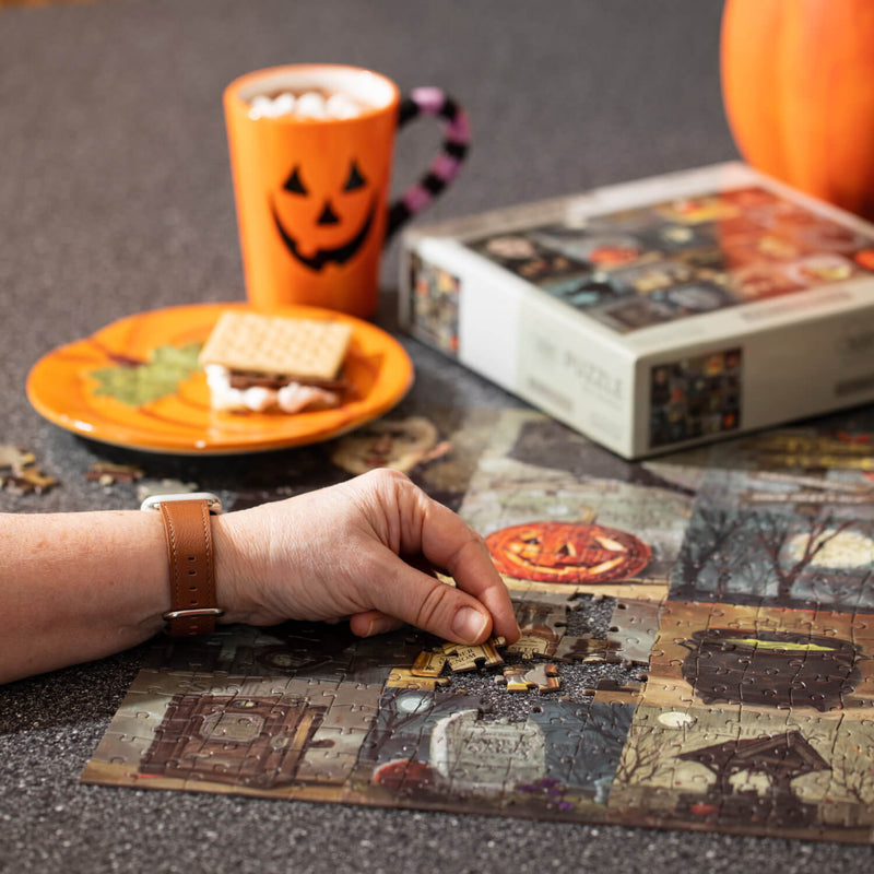 Darren Gygi Halloween Jigsaw Puzzle 20"W x 16"H