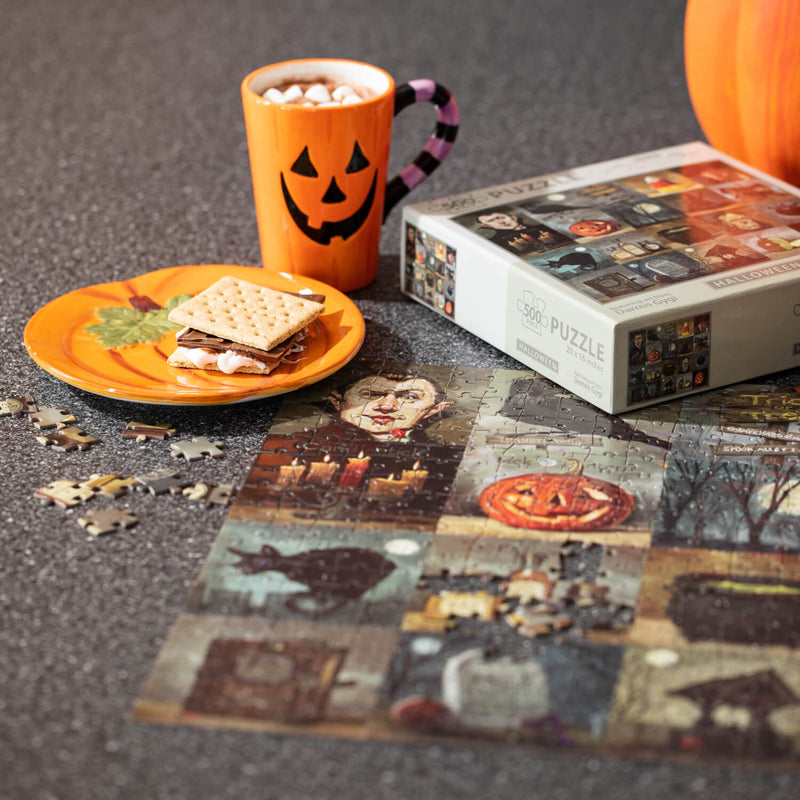 Darren Gygi Halloween Jigsaw Puzzle 20"W x 16"H