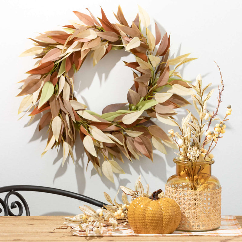 Textured Ceramic Pumpkin Set 3