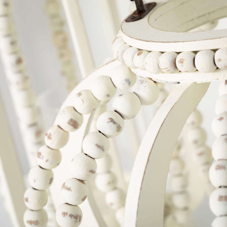 Beaded Pumpkin Pillar Lanterns