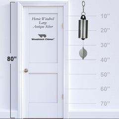 Heroic Windbell - Large, Antique Silver main image