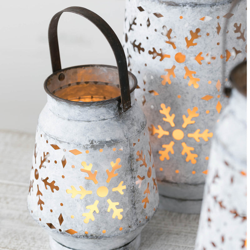 Snowflake Lantern Set 3