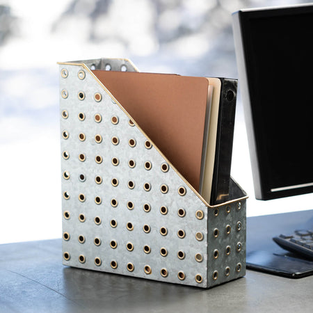 Galvanized Industrial File Folder