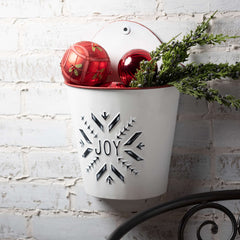 Rustic Christmas Wall Pocket, Set of 2