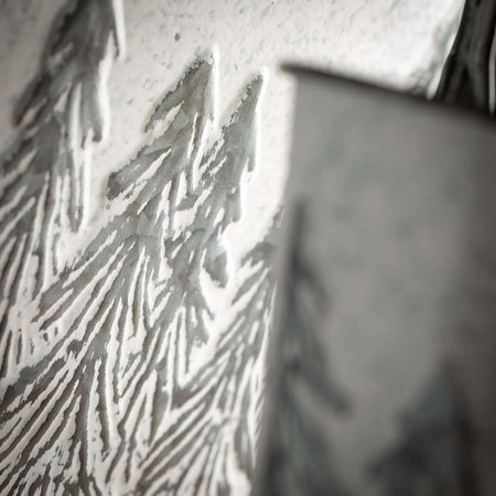 Metal Pine Wall Pocket Set