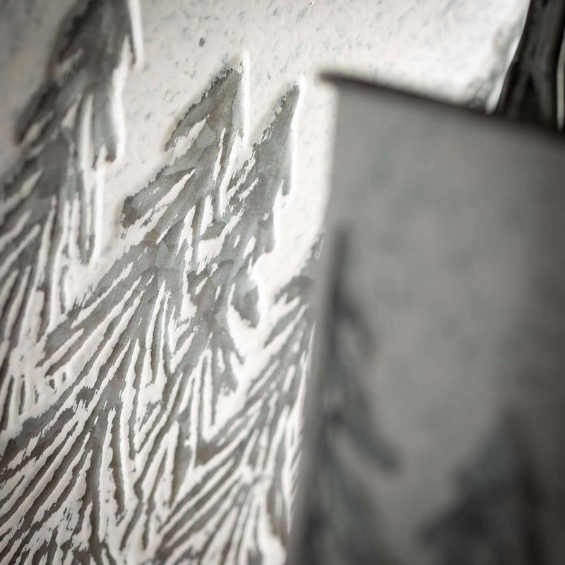Metal Pine Wall Pocket Set