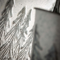 Metal Pine Wall Pocket Set