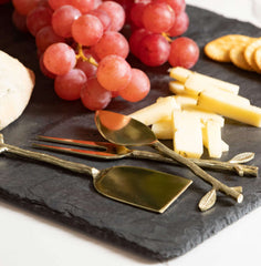 Gold Branch Cheese Server Set