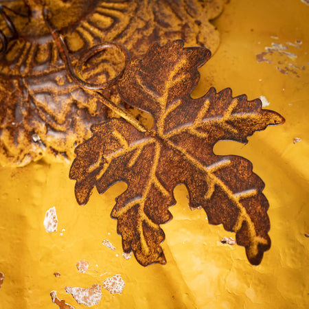 Small Yellow Metal Pumpkin