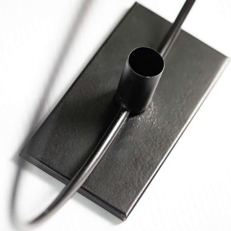 Black Metal Loop Taper Holder