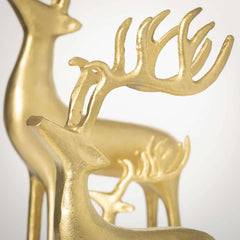 Antique Brass Deer Figurine