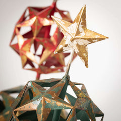 Festive Metal Star Tree Set 2