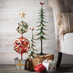 Festive Metal Star Tree Set 2