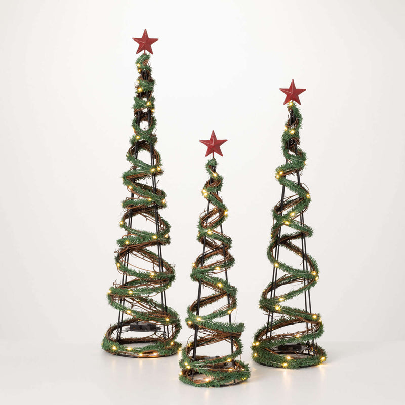 Tall Metal Vine Tree Set Of 3