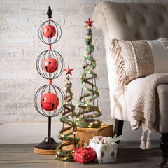 Tall Metal Bell Tree Set Of 2