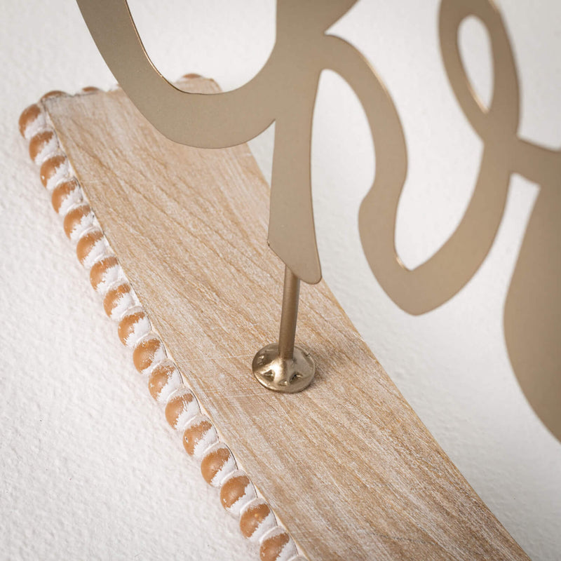 Metal Christmas Tabletop Sign