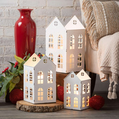 House-Shaped Tealight Holders