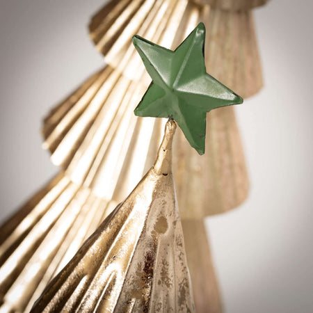 Gold Metal Tabletop Tree Set 2
