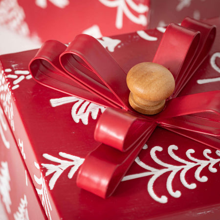 Red Tree Motif Gift Box Set 2