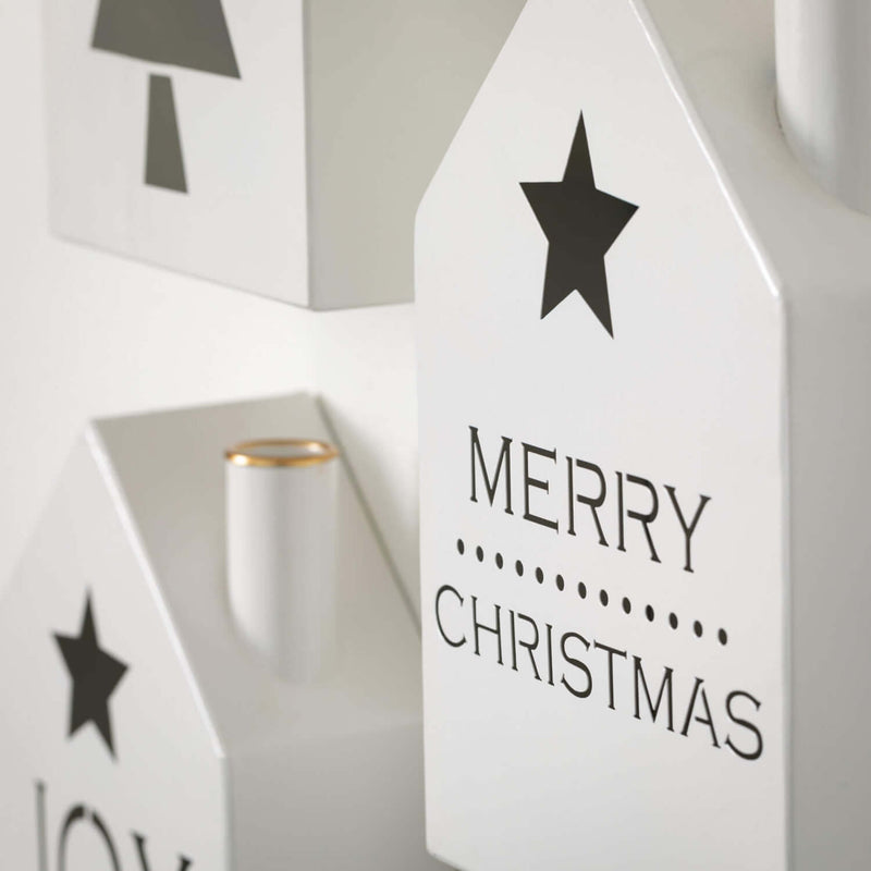 Metal White House Wall Decor