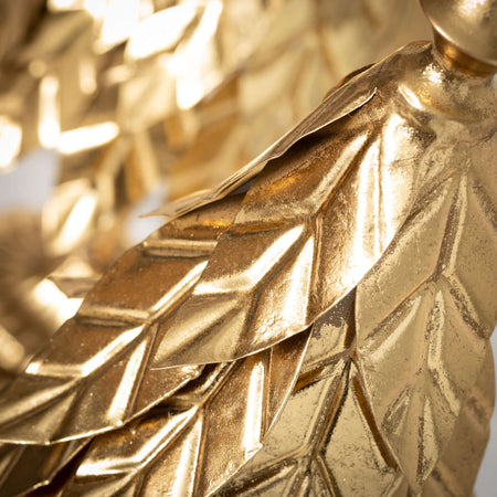 Metal Gold Leaf Tree Set Of 2
