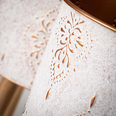 Embossed Metal Pot On Legs Set