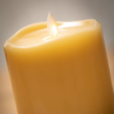 Wave Top Candle Smooth Pillar