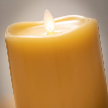 Wave Top Candle Smooth Pillar