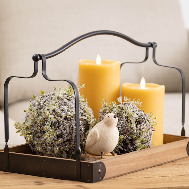 Wave Top Candle Smooth Pillar