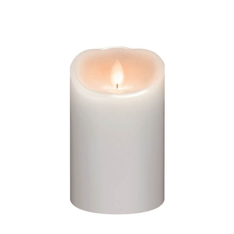 White LED Pillar Candle - 5-inch