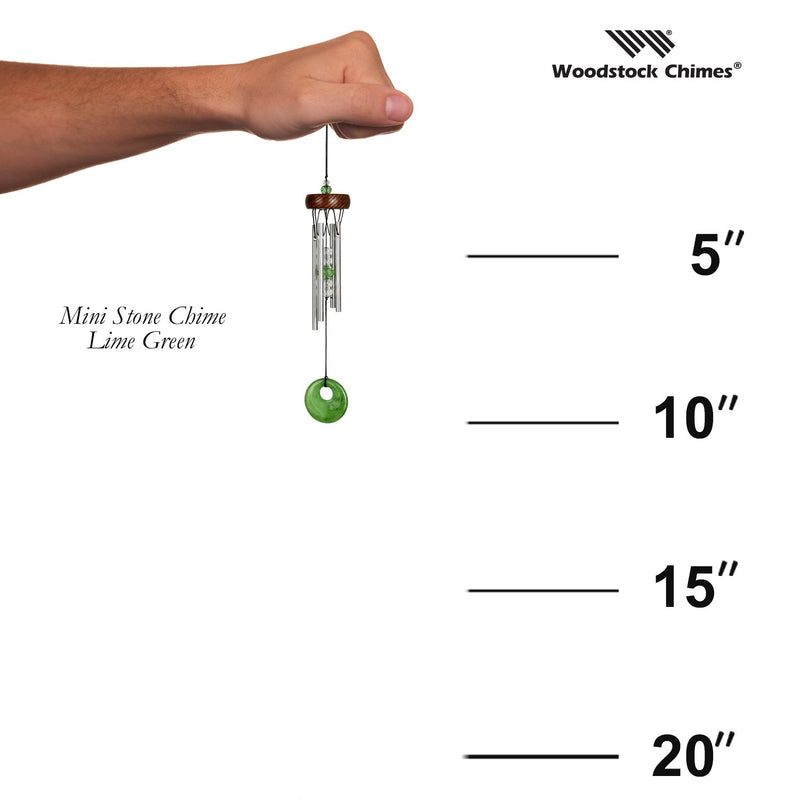 Mini Stone Chime - Lime Green main image