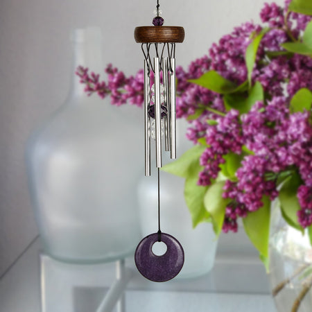 Mini Stone Chime - Purple proportion image