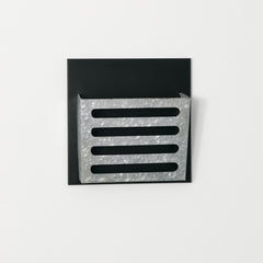 Modern Galvantized Wall Pocket Organizer - Single